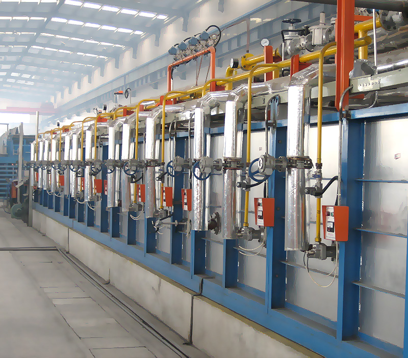 Steel wire heat treatment furnace