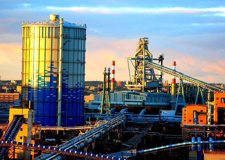 The production and demand of steel are knotted together