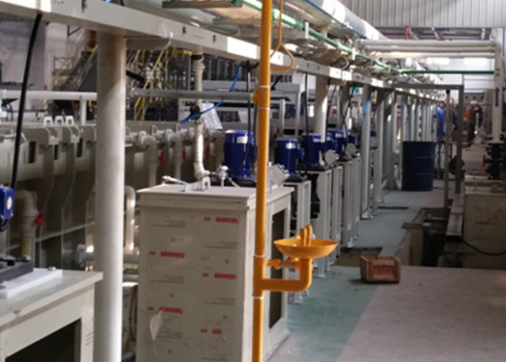 Steel wire heat trea tment continuous line