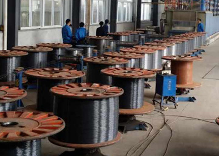 Steel wire hot-dip galvanizing continuous line